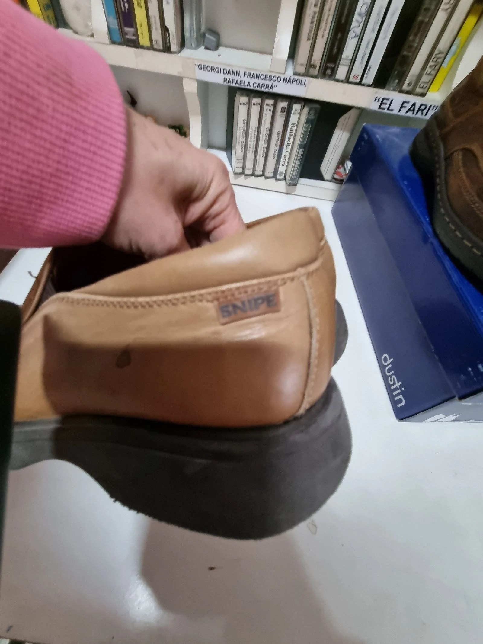 Brown Men's Snipe Shoes Size 42 – photo 4